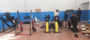 Үч-Терек айылындагы машыгуу залга Токтогул райондук өнүктүрүү  фондусунун каржылоосу менен 1318200 сомго керектүү заманбап спорт шаймандары сатып алынды.