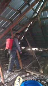 Үч-Терек айыл өкмөтүнө караштуу жалпы бала бакчалардын жана мектептердин чатырчалары  өрттөн  коргоочу Негорин ПРО  химиялык курамдагы майлоочу майлар менен майланды.